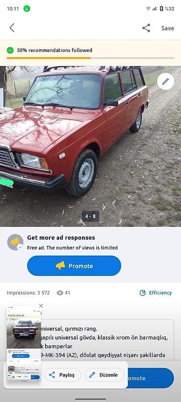 Salam masin yaxsi veziyyetdedir hec bir çerçi yoxdu motor most karipka — 4