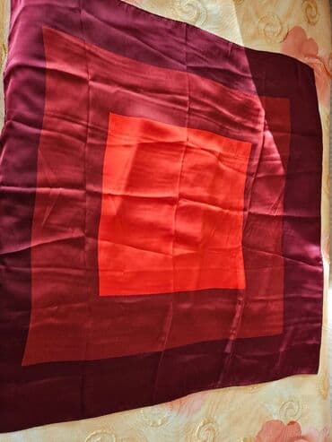 женские красные шарфы: Tecili!Eni ve uzunluğu 90 sm qırmızı reng, yeni şerfler — 2