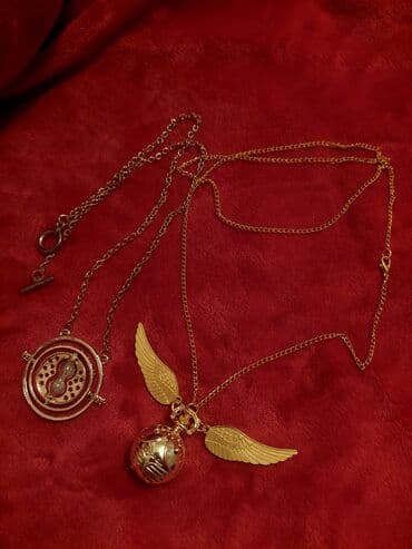 yuxuda yaxa sancağı görmək: Harry Potter Tematik boyunbağı dəsti. TimeTurner ve Golden — 2