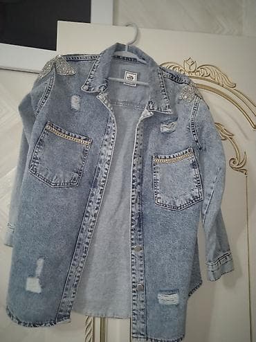 kolej jaket: Qadınlar üçün cazibədar cins gödəkçə dəsti.Cox az geyinilib,yeni — 1