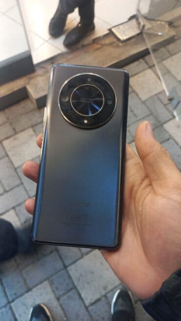 gence telefon magazalari: Honor X9b, rəng - Qara, Barmaq izi — 3