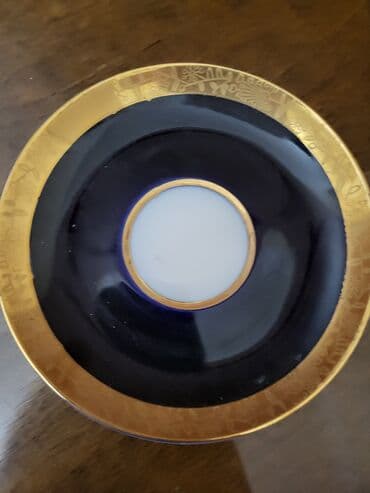 Termoqablar: Kolleksiya üçün dekorativ porselen dəst - Porselen kaşa: Ağ əsaslı — 5