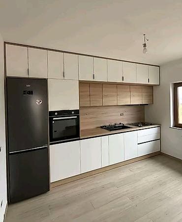 rels işıqlar: Sifarişlə mətbəx dəsti, Özü çəkən petlələr, Mat laminat — 1