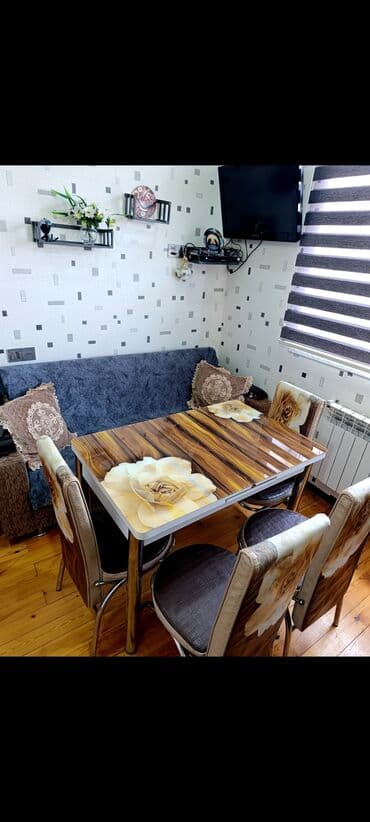 stol acilan: Masa desti. metbex üçün. 160azn. 4 stulla. ünvan savalan yaşayış — 1