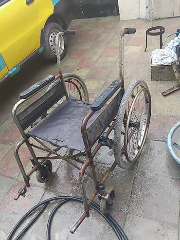 sukanı: Manual əlil arabası - Konstruksiya: polad boru çərçivə, iki böyük — 1