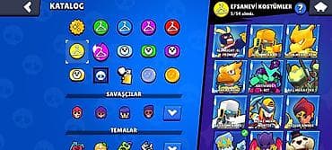 cins dest: Brawl Stars hesabı – yüksək səviyyəli oyun profili - Kupa yolu: 44 — 10