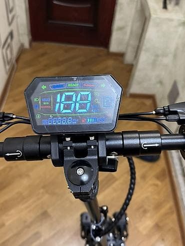 elektron skiter: Elektrik skuter – off-road tipli, güclü və tam funksional model — 4