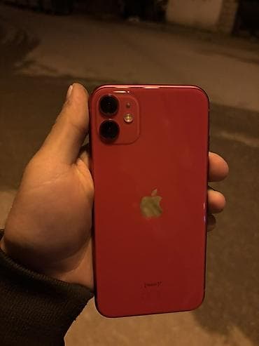 IPhone 11, 128 GB, Qırmızı, Face ID