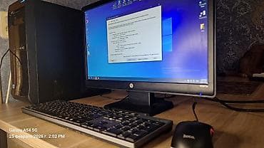 soyuducular 2ci el: Masaüstü kompüter dəsti – HP sistem bloku + HP 20" monitor + — 2