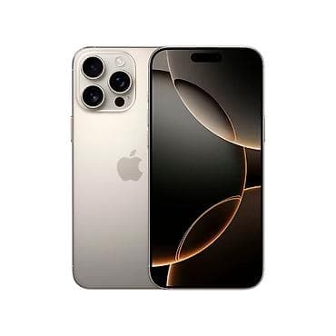 iphone 8plus: IPhone 16 Pro Max, Desert Titanium, Face ID — 1