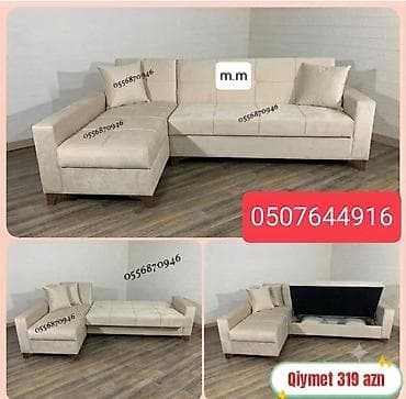divan yeni: Künc divan, Yeni, Açılan, Bazalı, Parça, Şəhərdaxili pulsuz çatdırılma — 1