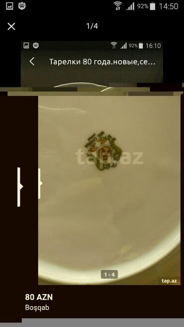 işlənmiş setkalar: Boşqablar — 2