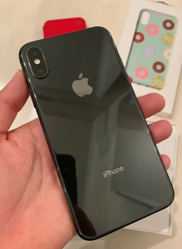 telefon aksesuar toptan: IPhone X, 64 GB, Space Gray, Face ID — 1