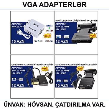 wifi modem: Adapterlər/Konverterlər (Çeviricilər) 📍Ünvan: Bakı şəh, Suraxanı ray — 10