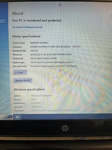 notbu: HP Pavilion 14-noutbuk. Yalnız batereyası dəyişməlidir. Belədə — 5