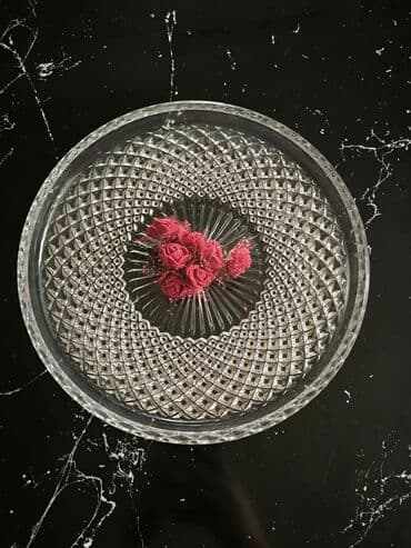 Tort və şiriniyyat qabı, rəng - Ağ, Şüşə, Çexiya lalafo.az -da Tort və şiriniyyat qabı, rəng - Ağ, Şüşə, Çexiya