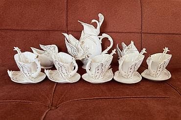 toxuma saplar: Çay dəsti, rəng - Ağ, Farfor, 6 nəfərlik — 3