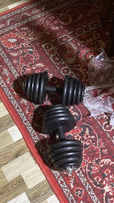 гантели для спорта: Rezin Qantellər — 1