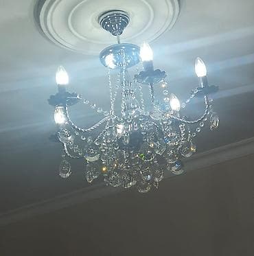 işlenmiş perde: Çılçıraq, 6 lampa — 2