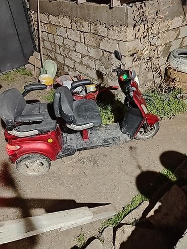 2 cı el elektrikli scooter: Elektrik üçtəkərli skuter – Volta VM4 - Rəng: qırmızı - 3 təkərli — 2