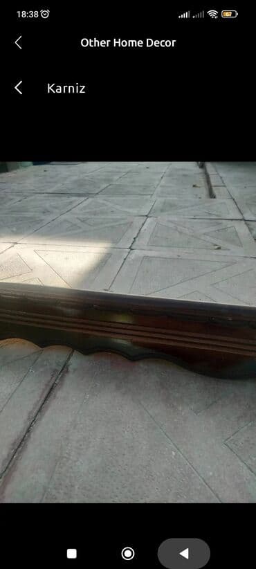 işlənmiş setkalar: Karnizlər — 1