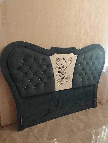 tekli carpayi: Yataq başlığı – klassik-royal dizayn - Model: Yumru xətləri olan — 1