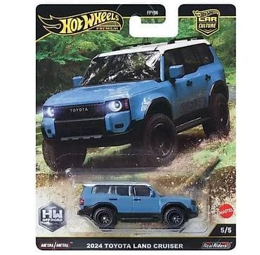 diorama: Hot Wheels Premium – 2024 Toyota Land Cruiser mini model Salam qutu — 1