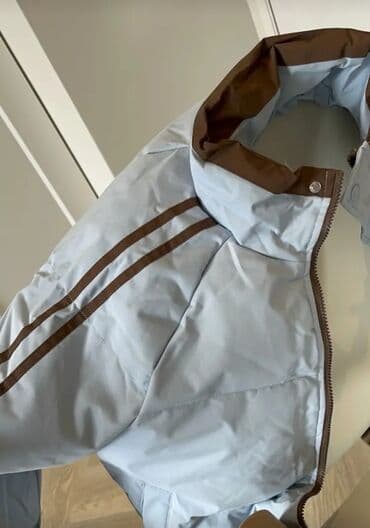 Pencəklər: Məhsul: Açıq mavi rəngli uniseks qış puffer gödəkçə Xüsusiyyətlər: - — 3