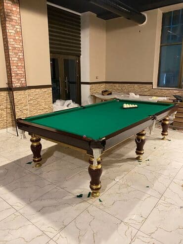 bilyard stollari: - 10 fut Rus bilyard stolu satılır – tam aksesuar komplekti ilə — 3