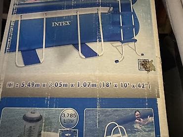 hovuz qiymetleri: Karkas hovuzu Intex, 5.1 - 6 m, ≥ 5001 l — 7