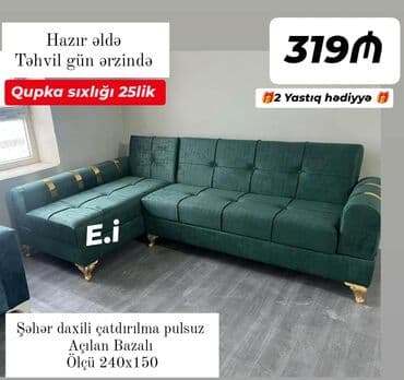 kunc divan modelleri 2020: Künc divan, Yeni, Açılan, Bazalı, Nabuk, Ödənişli çatdırılma — 6