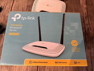 ucuz oyun laptop: TP-Link TL-WR841N Wi‑Fi router - Sürət: 300 Mbps Wireless N (2.4 GHz) — 3