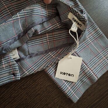 женские классические джинсы: Классические Мужские брюки, цвет - Голубой — 4