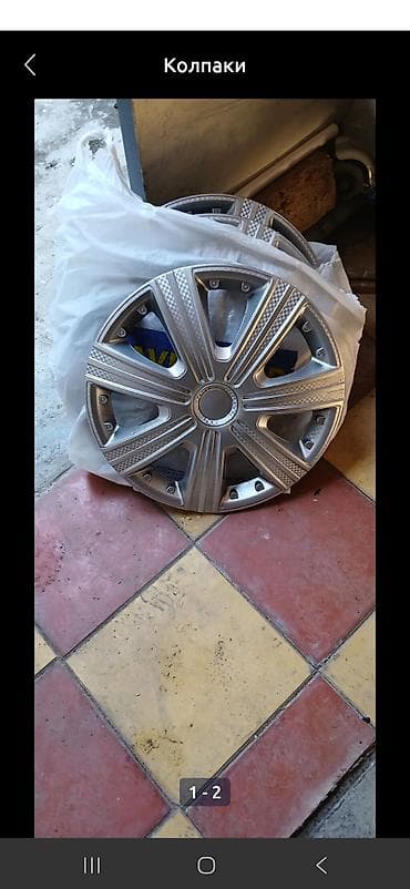 mercedes disk teker type 1 per page 40: Avtomobil diskləri üçün dekorativ qolpaklar (4 ədəd) - Rəng — 1