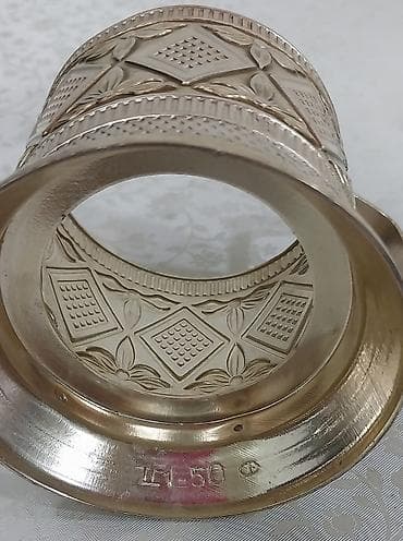 Podstakanik stəkan altlığı подстаканник, sovet istehsalı, material — 9