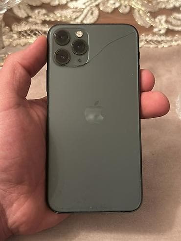Telefon ehtiyat hissələri: IPhone 11 Pro, 64 GB, Midnight, Face ID — 1