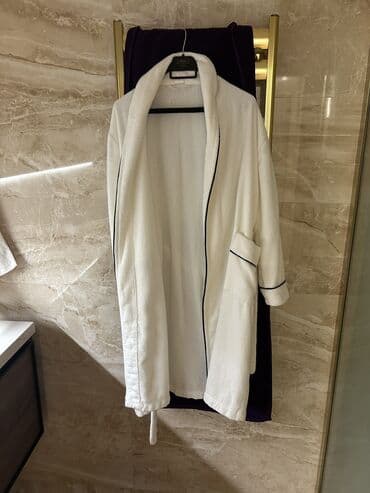 Халаты банные один хлопок Зара почти новый второй хлопок клетчатый