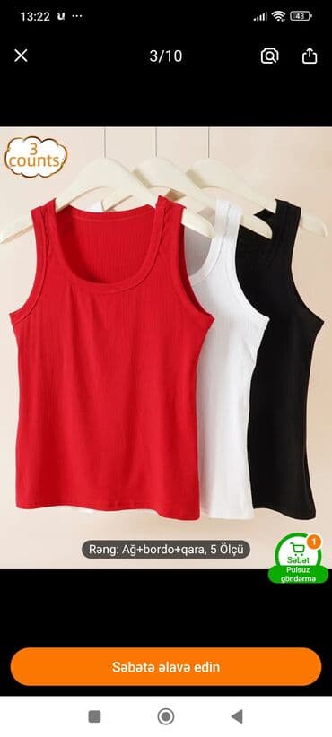 qadin futbolkalar: Her biri yenidir pambiqdir — 4