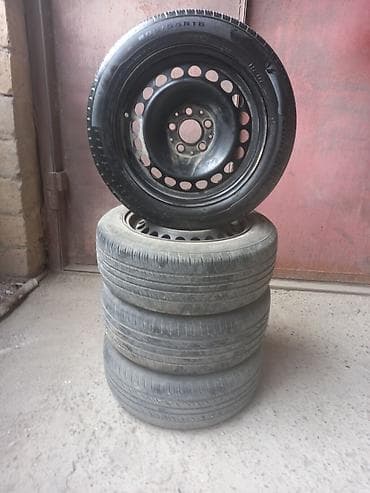 tekerlerin satisi: 205/55 R16 təkər dəsti və dəmir disk - Ölçü: 205/55 R16 (şin üzərində — 4