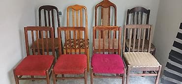 yuxuda stul gormek: Qonaq otağı üçün, İşlənmiş, Qatlanmayan, Stul — 2