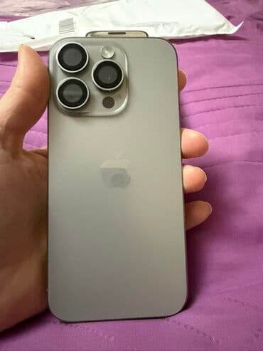 IPhone 15 Pro, 128 GB, Natural Titanium, Simsiz şarj — 4