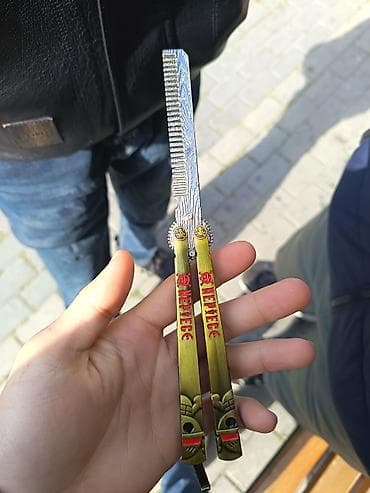 smart ady az: Asagi yeri var One Piece temalı Butterfly (balisong) açılış — 2