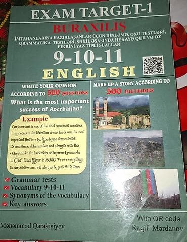 Məhsul: “Exam Target-1 – Buraxılış English 9-10-11” Təsvir: - 9, 10
