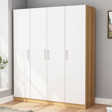 тумба на колесиках: Новый, Распашной, 3 двери Прямой шкаф, Гардеробный шкаф, Азербайджан — 6