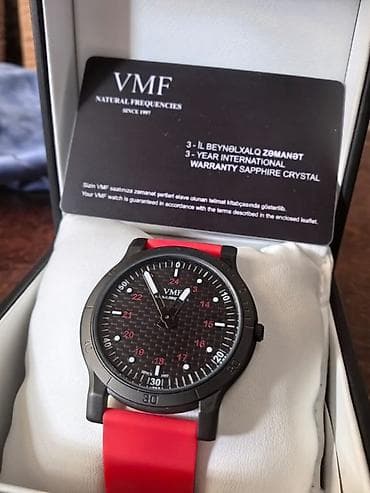 saatla: İşlənmiş, Qol saatı, VMF, rəng - Qara — 2