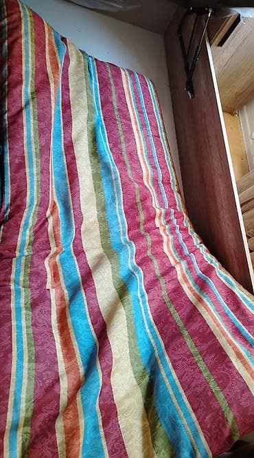 lalafo matras: Rəngli zolaqlı döşək - Ölçü: təxminən tək nəfərlik (fotoşəkildə — 2