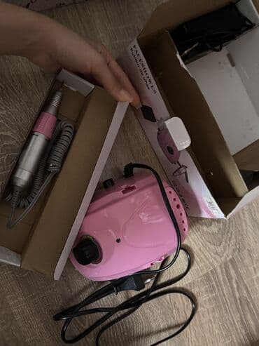 Gözəllik və estetika avadanlığı: Manikür avadanlığı seti 1) Dırnaq frez/kəsici aparat - Rəng: çəhrayı — 2