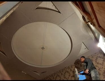 zal ucun alcipan fiqurları: Alçıpan işleri görürük.TV stent, Fiqurlu tavan, ara kesme, düz tavan — 11