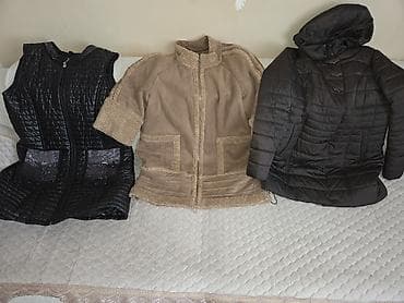 Üst geyimləri: Qadın üst geyimləri . Hamisi Turkiyenindi. 44. 46 razmerlerdi — 2
