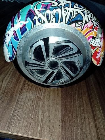 electro: Qrafiti dizaynlı iki təkərli hoverboard (self-balance scooter) - — 3